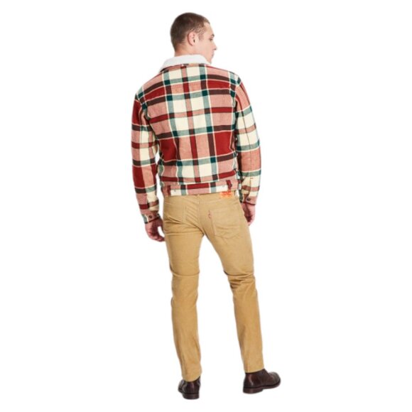 Levis 511 Slim Fit Corduroy Jeans Men's Size 36x32 Stretch Harvest Gold Beige - Picture 2 of 13